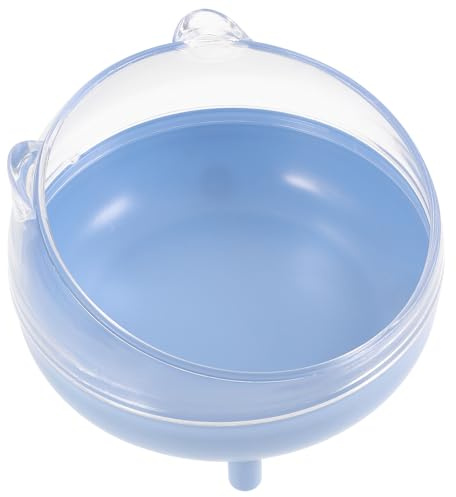 BETOOKY Casa de Baño de Arena para Hámster Diseño Desmontable y Tapa Transparente, Contenedor Plástico Semicerrado Adecuado para Mascotas Pequeñas en Casa Color Aleatorio