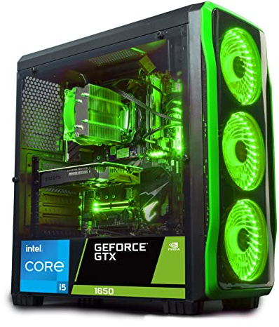 Intel i5-8400 Hexa-Core 8th Gen 2,8GHz 4,00GHz RAM DDR4 16GB SSD 480GB WIFI USB 3.0 GEFORCE GTX1050Ti 4GB Windows 10 Professional Komplett CG-C02G