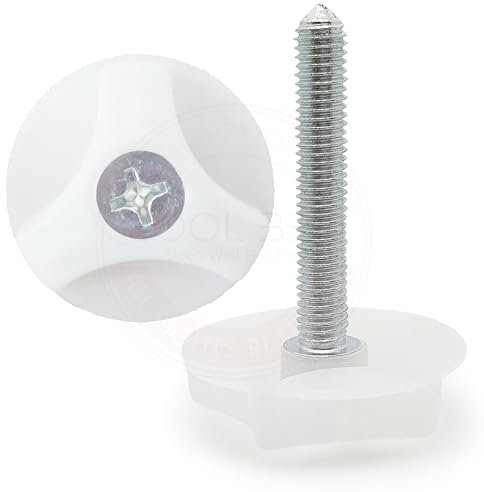 COOL BED 2 x M8 Headboard Bolts 50mm Screws with Fitted Washers Fixings for Divan Ottoman Beds (2 x M8 50MM BOLTS WITH WASHER)