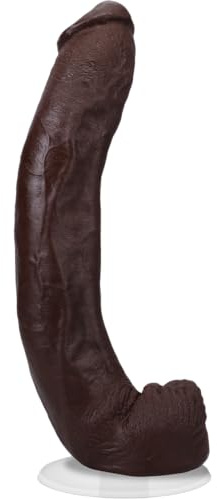 Doc Johnson Signature Series - Dredd - 13.5 Inch ULTRASKYN Dildo with Removable Vac-U-Lock Suction Cup - F-Machine & Harness Compatible - for Adults Only, Chocolate