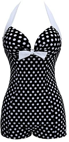 Generico Costume Piscina Donna 46 Costumi da Piscina Donna con Coppe Costume da Bagno Donna Intero Curvy Costume da Bagno Intero Olimpionico Donna Costume Donna Anni 20