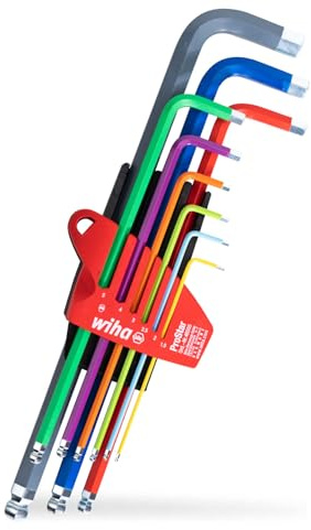 Wiha Jeu de clés mâles six pans à tête sphérique en étui ProStar - WIHA - 46555