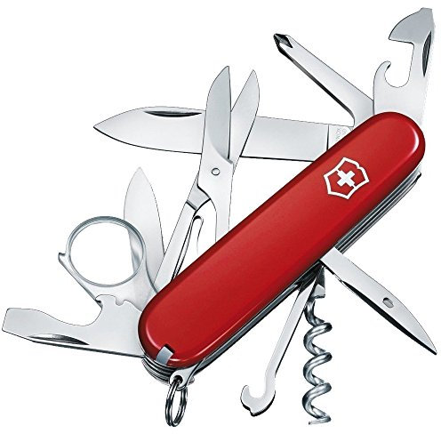 Victorinox, Explorer, Coltellino Svizzero, Originale, Multiuso, Campeggio, 16 Funzioni, Lama, grande, Cavatappi