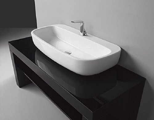 Flaminia Volo Lavabo100 appoggio-sospeso in ceramica MN100L
