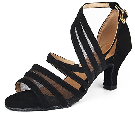 Syrads Zapatos de Baile Latino para Mujer Zapatos de Baile Tango Salsa Samba Bachata Baile de Salón Baile Interior