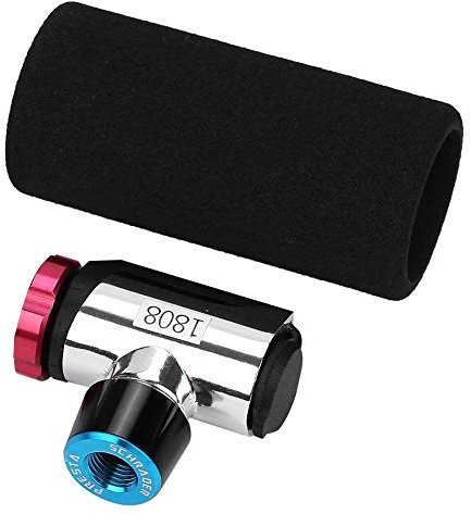 Co2 Pumpe Fahrrad,Co2-Ventilpumpenkopf Für Fahrrad,Mountainbike,Rennrad,Tragbar,Co2-Pumpe Mit Schwammdeckel