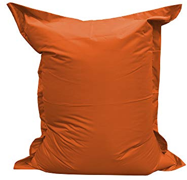 chilly pilley Beanbag Impermeabile Per Sdraiarsi E Sedersi Per Interni Ed Esterni Per Salotto Cameretta Per Bambini Terazza Giardino (100x70, Arancione)