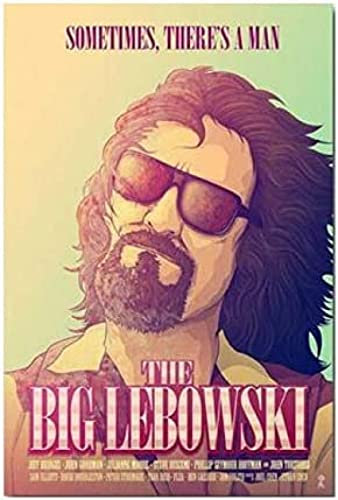 Poster The Big Lebowski Vintage-Filmplakat, Wandkunst, Bilder, Leinwand, Malerei, Poster Und Drucke, Heimdekoration 50X70Cm Kein Rahmen