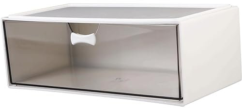 Desktop-Aufbewahrungsbox, staubdicht, Kunststoff, Schubladen, Büro, transparente Lagerplätze, Aufbewahrungskoffer, Schreibwaren-Organizer