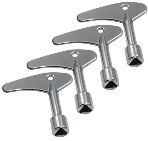 Triangle Spanner Key, Emergency Lift Door Release Lock Keys, Inner Triangle, Stainless Steel Rescue Tool, Pack of 4