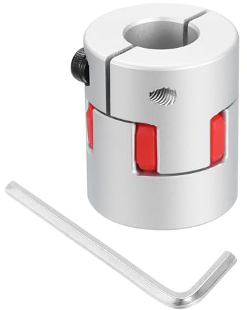 sourcing map D30 L35 12 mm a 14 mm flessibile prugna albero accoppiamento in alluminio connettore motore flessibile ragno accoppiatore per stampante 3D macchina CNC e servomotore passo-passo