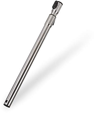 Edelstahl Saugrohr Teleskoprohr Rohr mit Einrastung passend für alle Miele Staubsauger mit 35 mm Anschluß z.B. Miele S 8340 EcoLine
