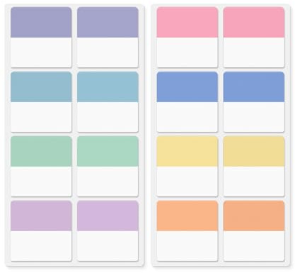 Mr. Pen- Sticky Index Tabs, 240 Pcs, Pastel Sticky Tabs for Notebooks, Page Markers, Page Tabs for Binders, Page Tabs Sticky Tabs for Books, Notebook Tabs, Book Sticky Tabs for Notebooks