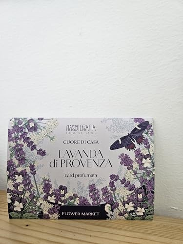 NASOTERAPIA Card profumata cuore di casa Lavanda di Provenza