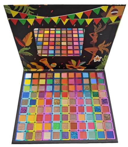 Palette d'ombres à paupières 99 couleurs - Palette d'ombres à paupières très pigmentée, longue durée, avec des teintes mates, neutres et chatoyantes, maquillage professionnel d'ombres à paupières