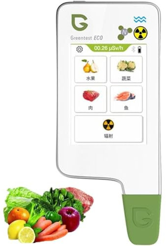 Generico Tester di nitrati Alimentari, Tester di nitrato Digitale Portatile Rilevatore di Alimenti, per Frutta, Verdura, Carne, Pesce, Acqua ad Alta precisione di qualità Potabile