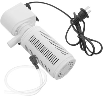 HOMOBABE Filtro De Acuario Submersible De Tres Bomba Interna y Cubo Accesorio para Peceras De Agua Clara y Circulación