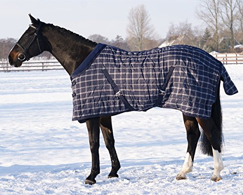 QHP Stable Rug Luxe 300g in Size: 185 cm. - Blue - 185 Cm