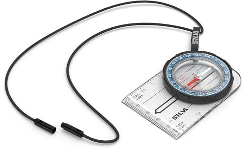 Silva Kompass Outdoor - Field Kompass Kinder - Kartenmaßstäbe 1:25k & 1:50k - Marschkompass für Grundlegende Outdoor-Aktivitäten - Drehbares Kompassgehäuse - Wanderkompass