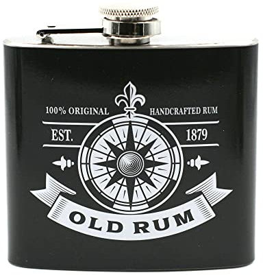Flasque en Métal Vintage - Old Rum
