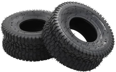 vidaXL Pneus de brouette 2 pcs 15x6.00-6 4PR Caoutchouc