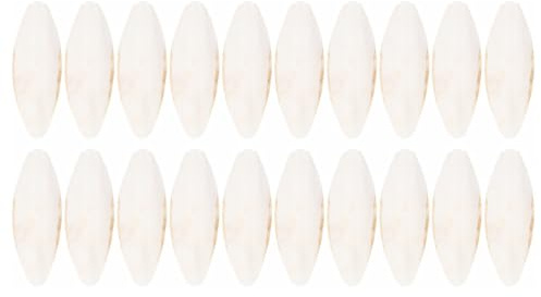FOMIYES 20Pcs Natürliche Cuddle Knochen Vogel Sepiaschale Papagei Entsalzt Tintenfisch Knochen Kauen Spielzeug Vögel Ausbildung Kauen Spielzeug für Natürliche Vögel Calcium Geeignet für