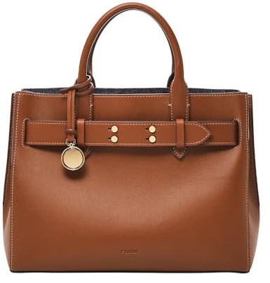 Fossil Damen Gilmore Braun Leder Satchel Tasche, ZB1931200