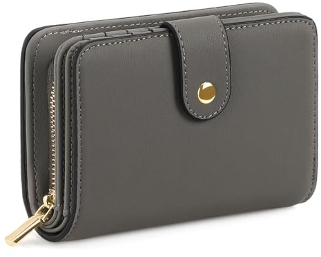 GAEKEAO Portemonnaie Damen,Geldbörse Damen, Geldbeutel Damen Zipper ​mit Münzfach & RFID-Schutz