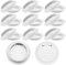 NAROSEBE 20 Griglie Ventilazione Rotonde 53mm Bianco Griglie Aerazione Rotonde Decorate Griglia Aerazione in Acciaio Inox Griglia di Ventilazione Circolare Maglia Rotonda del Foro della Presa D'Aria