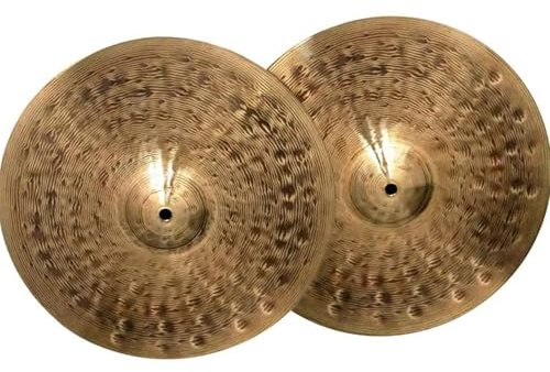 Platillo Hi-Hat De 15 Pulgadas, Instrumento De Percusión Hecho A Mano