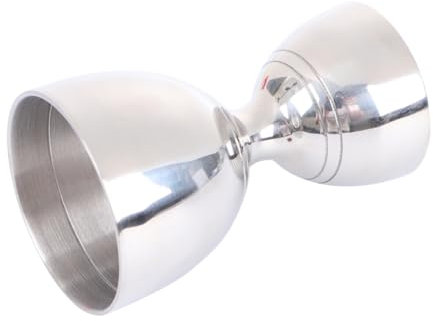 ABOOFAN Tazza Misurino Acciaio Inossidabile Con Scala Graduata Dosatore Multi-funzione Per Cocktail e Vino Perfetta Per Casa Bar e Caffetterie Argento