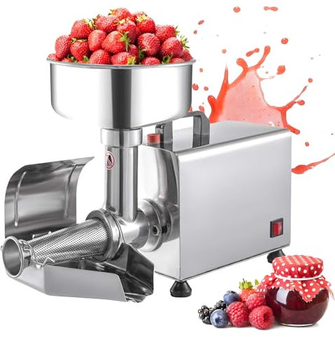 Colino elettrico per pomodori e salse, macinino commerciale da 450 W per pomodori fatti in casa e salsa di mele, perfetto per ristoranti e cucine domestiche