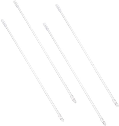 HEALLILY 4 Stück Teiliges Set Transparente Jalousienstäbe Robuste Zugstangen für Haushaltsjalousien Einfaches Bedienen und Vielseitig Passend für Vorhänge und Rollos