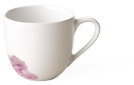 Villeroy & Boch - Rose Garden Espresso Cup, 100 ml, Premium Porcelain, White/Pink