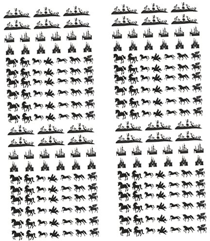 COHEALI 240pcs Diy Cards for Jars Creative Fairy Cards for Bedroom Fairy Garden Decorations