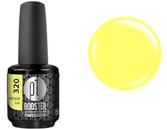 Platinum - Premium Gel UV Nagellack extra langanhaltend für UV- und LED-Lampe - BOOSTER Color Gellack über 400 Farben - Nail Polish schnelltrocknend - Gelnagellack 15ml No.320 neon gelb