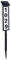 Ruiqas Solar House Address Numbers Sign Illuminated Address Plaque for Home Yard Garden House