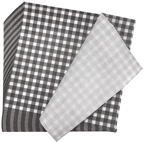 L LIKED 100 PCS 30.5x30.5cm Black and White Greaseproof Paper Sheets | Food Grade Wrap Paper, Black Checkered Basket Liners Waterproof Wax Paper for Sandwich,Hamburgers