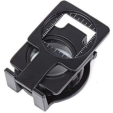 Lupe, Vergrößerungsglas, HD-Lupe, optische Glaslinse, Metall, 20-Fach, alte Menschen, Student, professionell, zusammenklappbar, HD-Leselupe für Stoff, elektronische Reparatur, Uhr, Telefon, Schwarz,