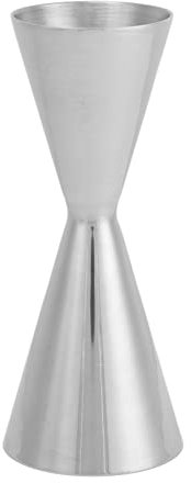 Jigger Cup en Acier Inoxydable Oz Cup Measurer Glossy Bar Mixing with Japanese for Measuring Cup Japanese Style 304 Pub Bar for Dual Blend Mug Jiggers (30 à 45 ml)