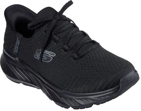 Skechers Edgerideskor för kvinnor, Svart stickad trim, 37 EU
