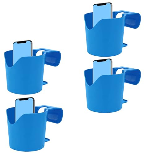 4 Pack Hanging Pool Cup Holder, Poolside C-up Hold-er, Swimming Pool Drink Ho-lder, Hot Tub Drinks Ho-lder, Hanging Cup Holder, For Cocktails, Beverage, Beer, Juice