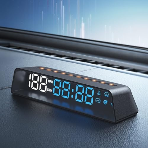 Auto-HUD-Display, Fahrzeug-Tachometer, Höhenmesser, H500, OBD-Kabel, Power-Head-Up-Monitor, große Schriftart, automatischer Start/Stopp (für koreanische Version)