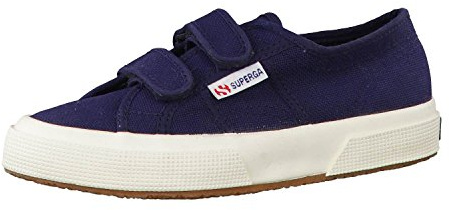 SUPERGA 2750 COTJSTRAP CLASSIC, Sneaker, Unisex - Bambini e ragazzi, Blu (Navy 933), 31 EU