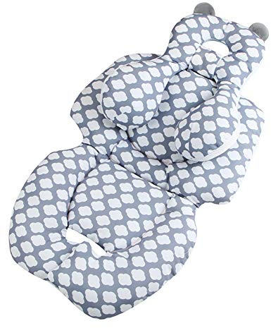 2 en 1 Insert de Siège Auto pour Bébé, Soutien Tête Cou Corporel pour Bébé en Coton pour Poussette Coussin, Videur & Balançoire | Chaud Cosy Oreiller et Souple Confortable Coussin Réducteur - Nuage