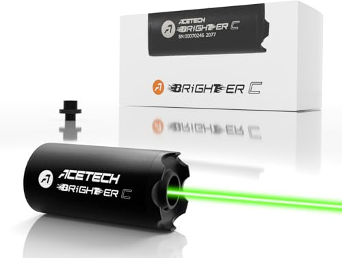ACETECH Brighter C Tracer Unit, für den Airsoft Kampf, geeignet für M14 CCW und M11 CW Gewinde
