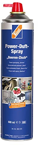 TECHNOLIT Power Duft-Spray Beeren-Zisch 600 ml | Starker Lufterfrischer | Raumspray gegen üble Gerüche | Sofortwirkung & Langzeit-Effekt | Ideal für große Räume | Mit fruchtiger Cranberry-Note