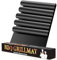HAOCEE Grillmatte für Gasgrill, 5er Set 40x32 cm Antihaft Grillmatten Wiederverwendbar Backpapier Backmatte, PFOA-Frei Teflon BBQ Grillmatte Gasgrill Zubehör, Geeignet für Holzkohle, Gasgrill, Grill