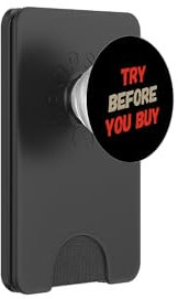 Buying Quotes Funny Text Quotes Try Before You Buy PopSockets PopWallet for MagSafe
