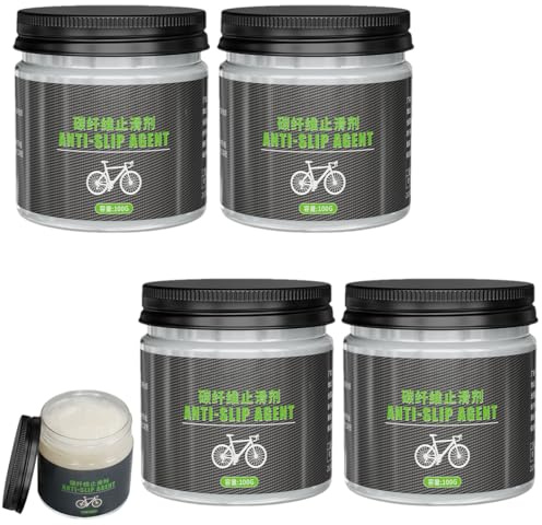 4 Stücke Carbon Montagepaste Fahrrad - 100g Effektive Carbonfaser Montagepaste Fahrrad - Carbon Montage Paste Zur Fahrradpflege - Sorgt Für Festen Halt Von Sattelstütze, Lenker